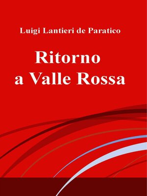 cover image of Ritorno a Valle Rossa